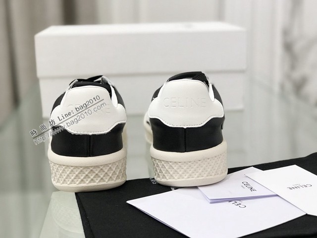 Celine專櫃女鞋 賽琳2022貝殼頭堪比阿迪還香的帆布鞋 平底小白鞋 dx3496